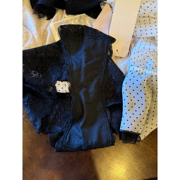 HAH Hot As Hell Bodysuit Women Small Black White Polka Dot Heavy Knecking NWT - Picture 15 of 15